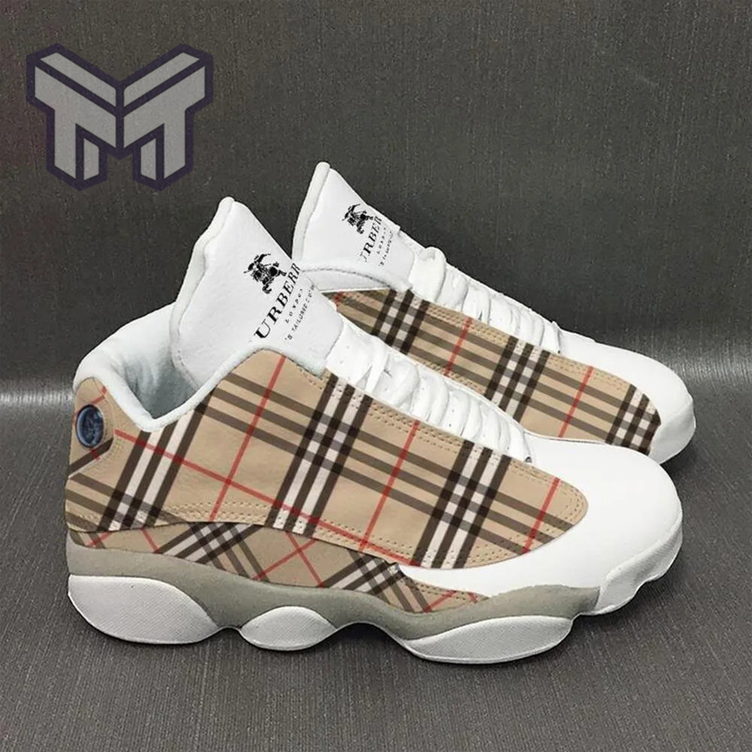Ideafootwear Burberry AJ13 Sneakers Shoes For Men And Women 1