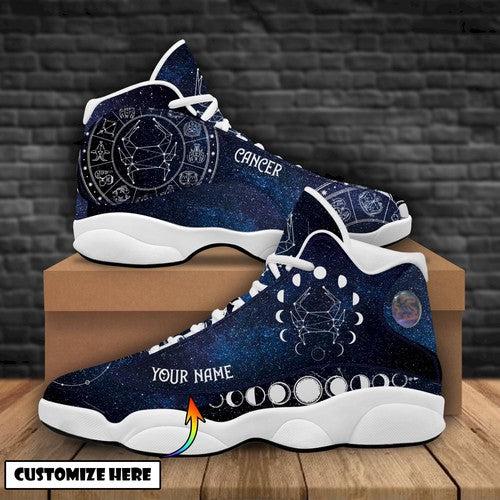 Ideafootwear Cancer Zodiac AJ13 Sneakers Shoes For Men And Women 3