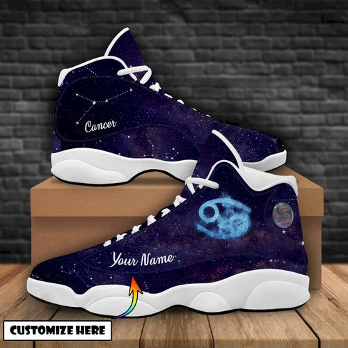 Ideafootwear Cancer Zodiac AJ13 Sneakers Shoes For Men And Women 1