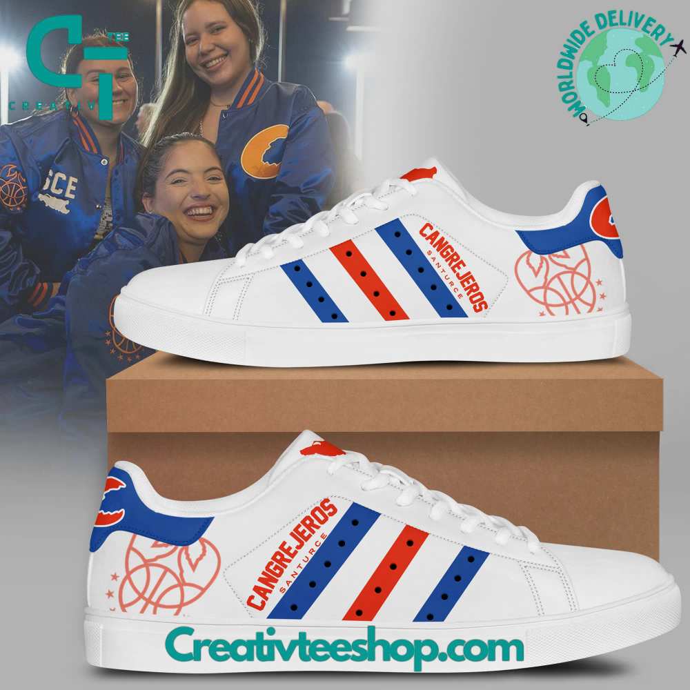 Ideafootwear Cangrejeros de Santurce Basketball  Skate Stan Shoes Sneakes For Men And Women 1