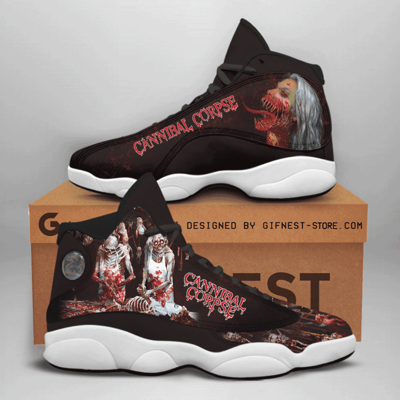 Ideafootwear Cannibal Corpse AJ13 Sneakers Shoes For Men And Women 1