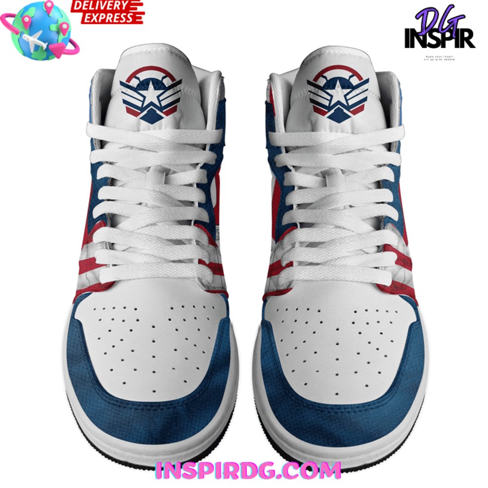 Ideafootwear Captain America 4 AJ1 High Sneakers Shoes For Men And Women 1