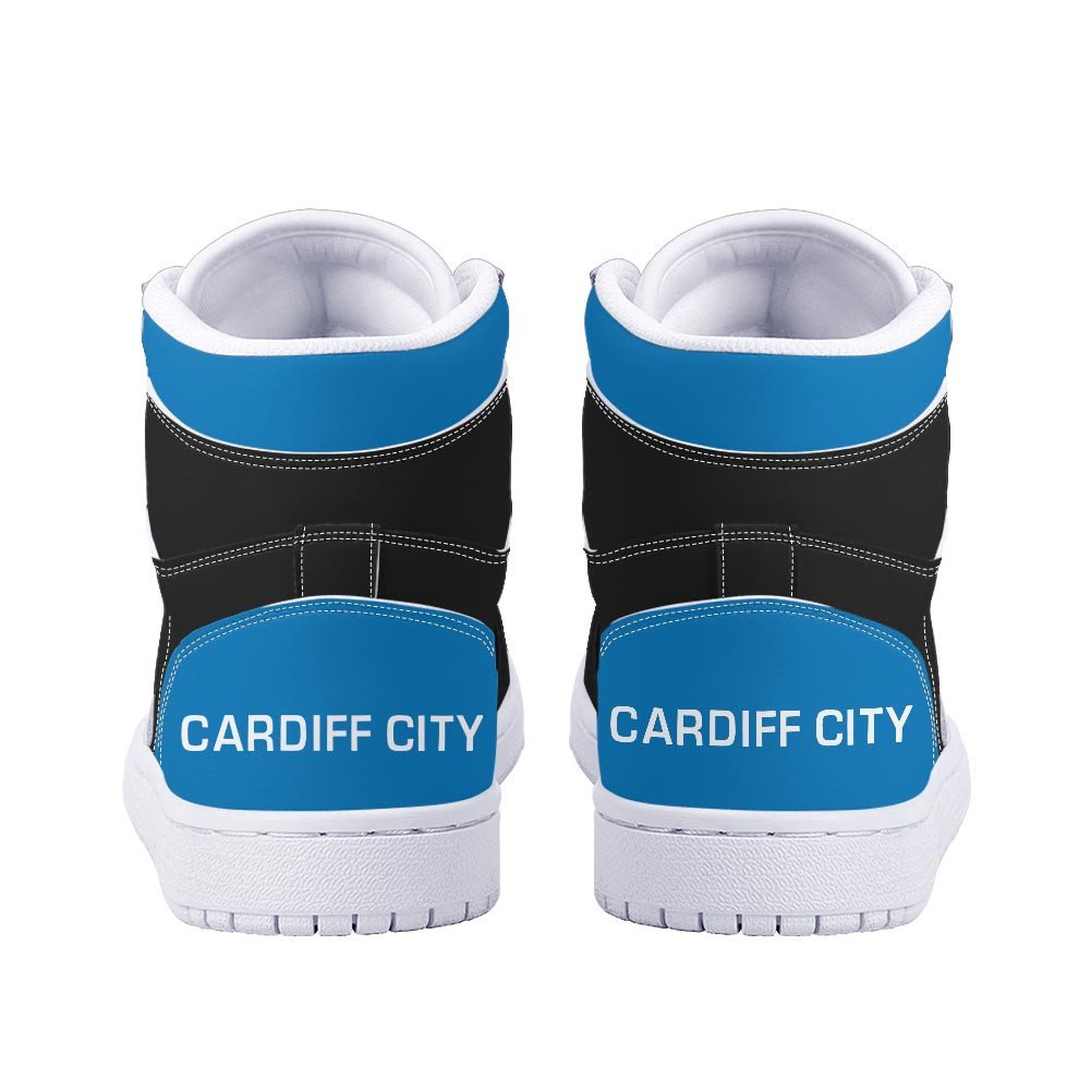 Ideafootwear Cardiff City AJ1 High Sneakers Shoes For Men And Women 1