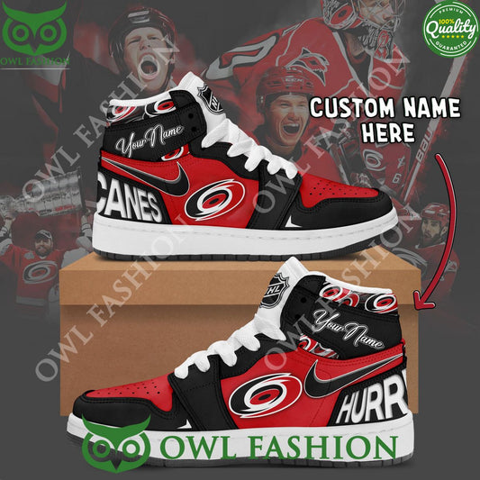 Ideafootwear Carolina Hurricanes AJ1 High Sneakers Shoes For Men And Women 7