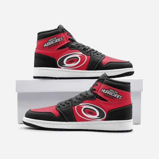 Ideafootwear Carolina Hurricanes AJ1 High Sneakers Shoes For Men And Women 5