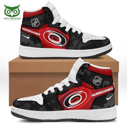 Ideafootwear Carolina Hurricanes AJ1 High Sneakers Shoes For Men And Women 6