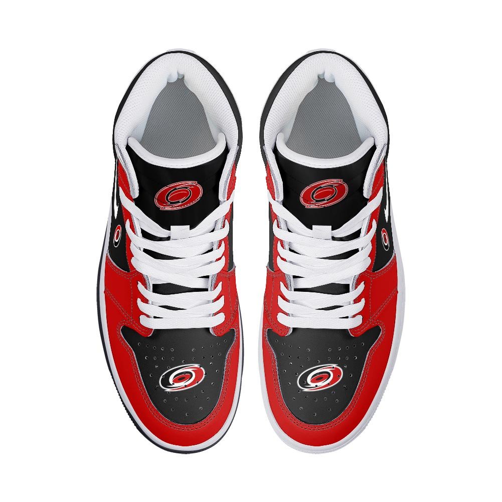 Ideafootwear Carolina Hurricanes AJ1 High Sneakers Shoes For Men And Women 3