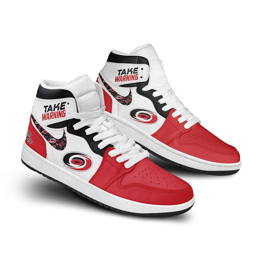 Ideafootwear Carolina Hurricanes AJ1 High Sneakers Shoes For Men And Women 9