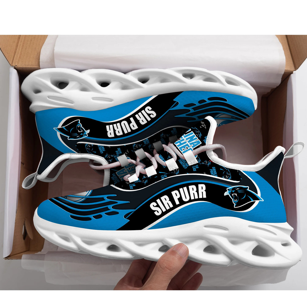 Ideafootwear Carolina Panthers Max Soul Shoes Sneakers For Men And Women 8
