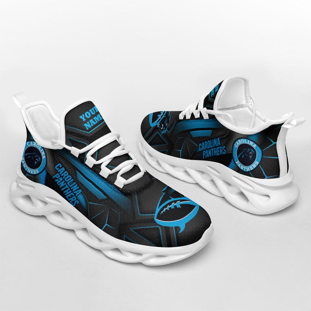 Ideafootwear Carolina Panthers Max Soul Shoes Sneakers For Men And Women 35