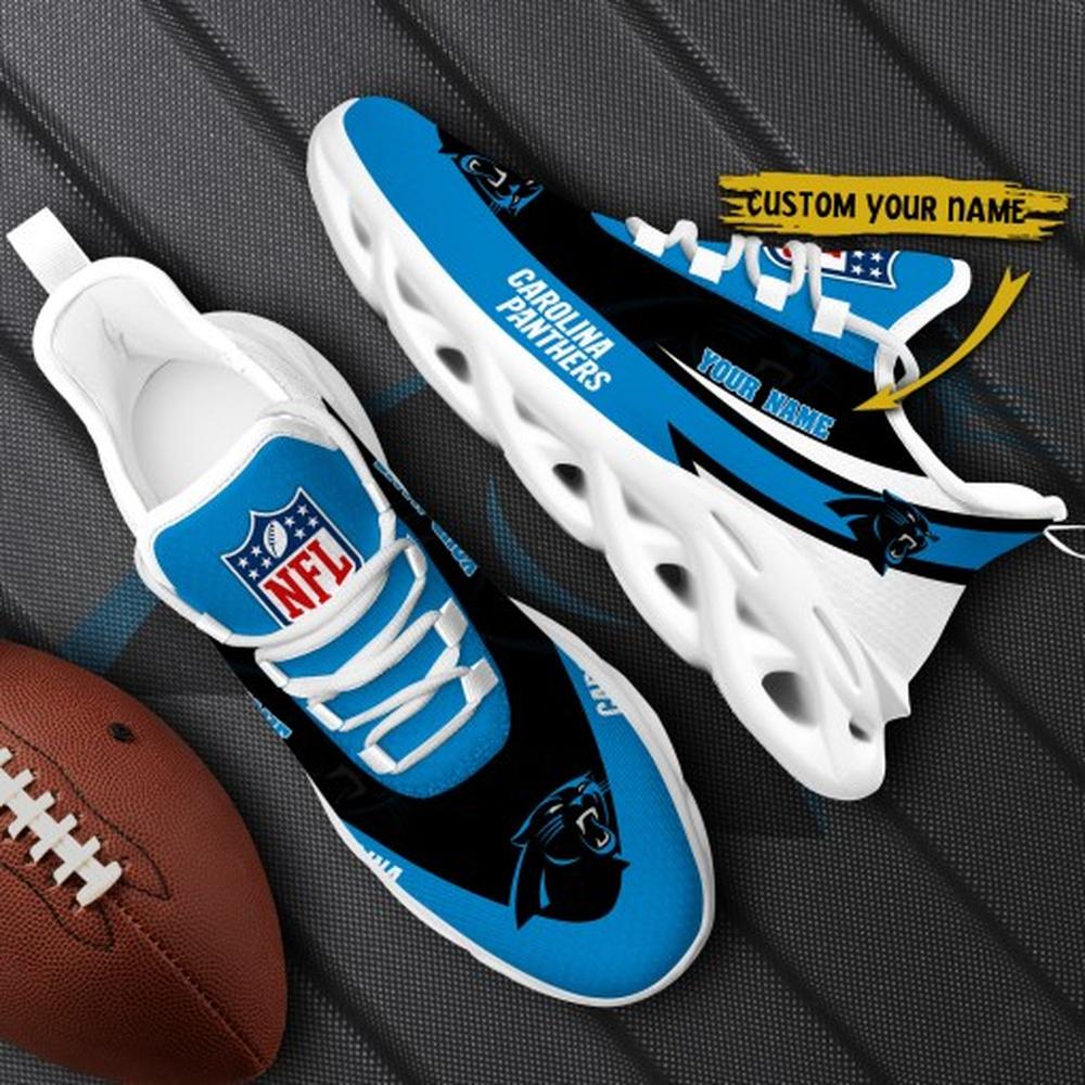 Ideafootwear Carolina Panthers Max Soul Shoes Sneakers For Men And Women 36