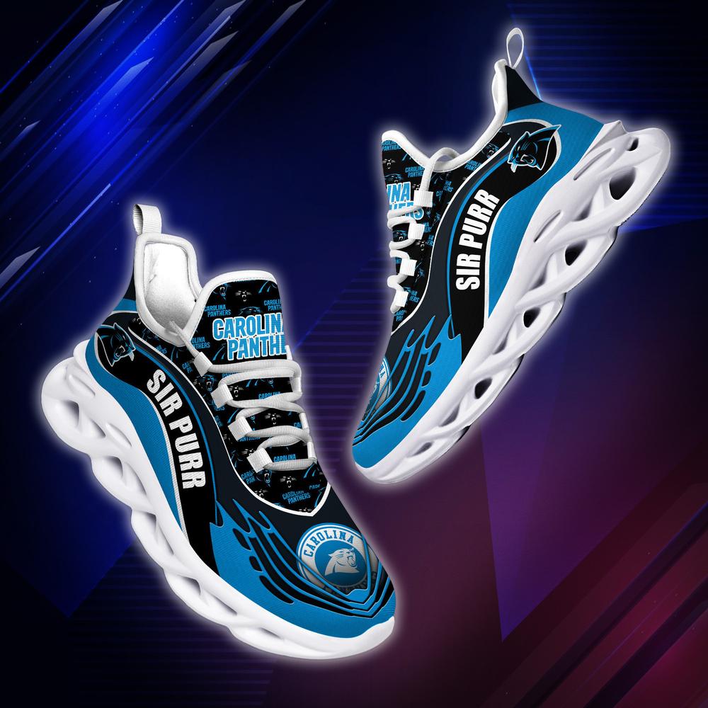 Ideafootwear Carolina Panthers Max Soul Shoes Sneakers For Men And Women 8