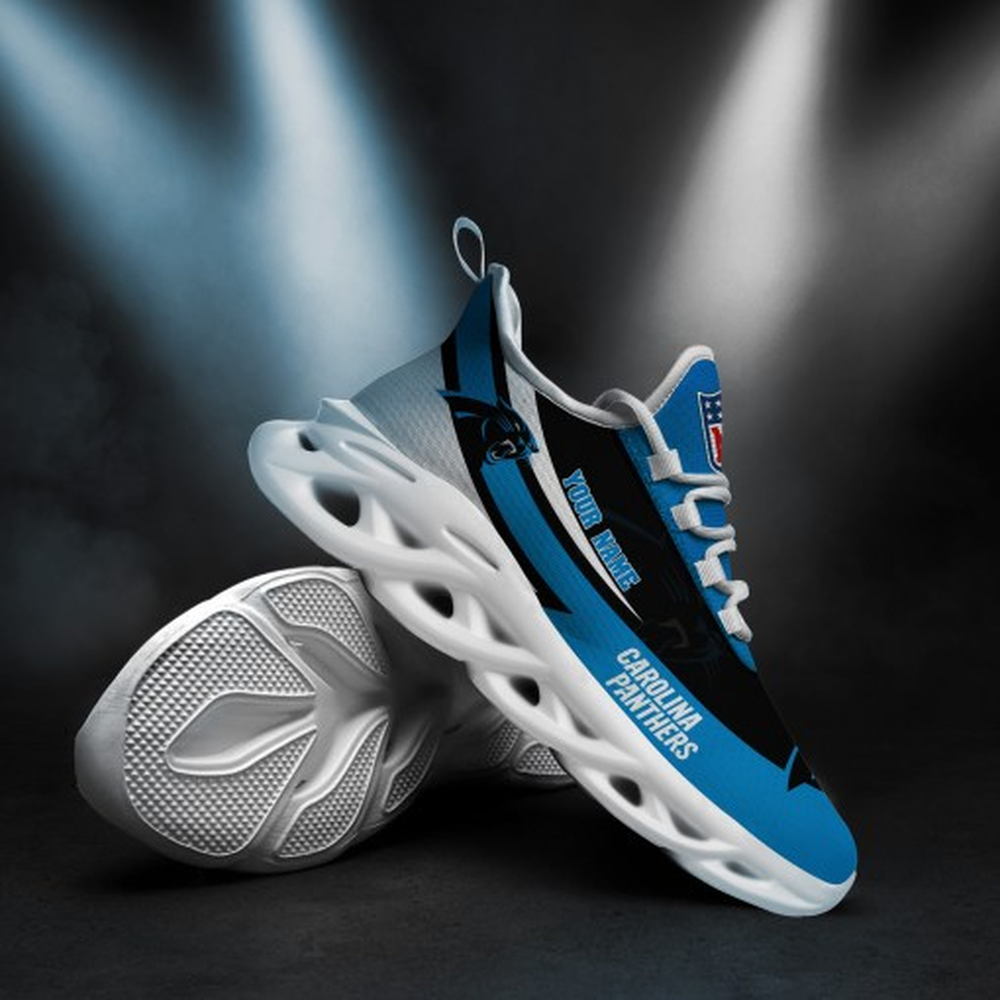 Ideafootwear Carolina Panthers Max Soul Shoes Sneakers For Men And Women 36
