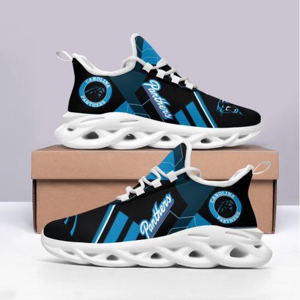 Ideafootwear Carolina Panthers Max Soul Shoes Sneakers For Men And Women 40