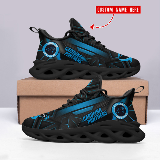Ideafootwear Carolina Panthers Max Soul Shoes Sneakers For Men And Women 35