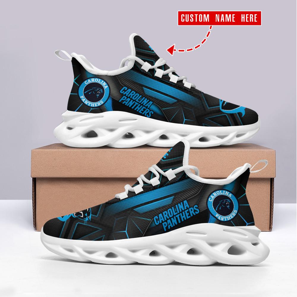 Ideafootwear Carolina Panthers Max Soul Shoes Sneakers For Men And Women 35