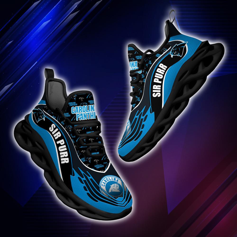 Ideafootwear Carolina Panthers Max Soul Shoes Sneakers For Men And Women 8
