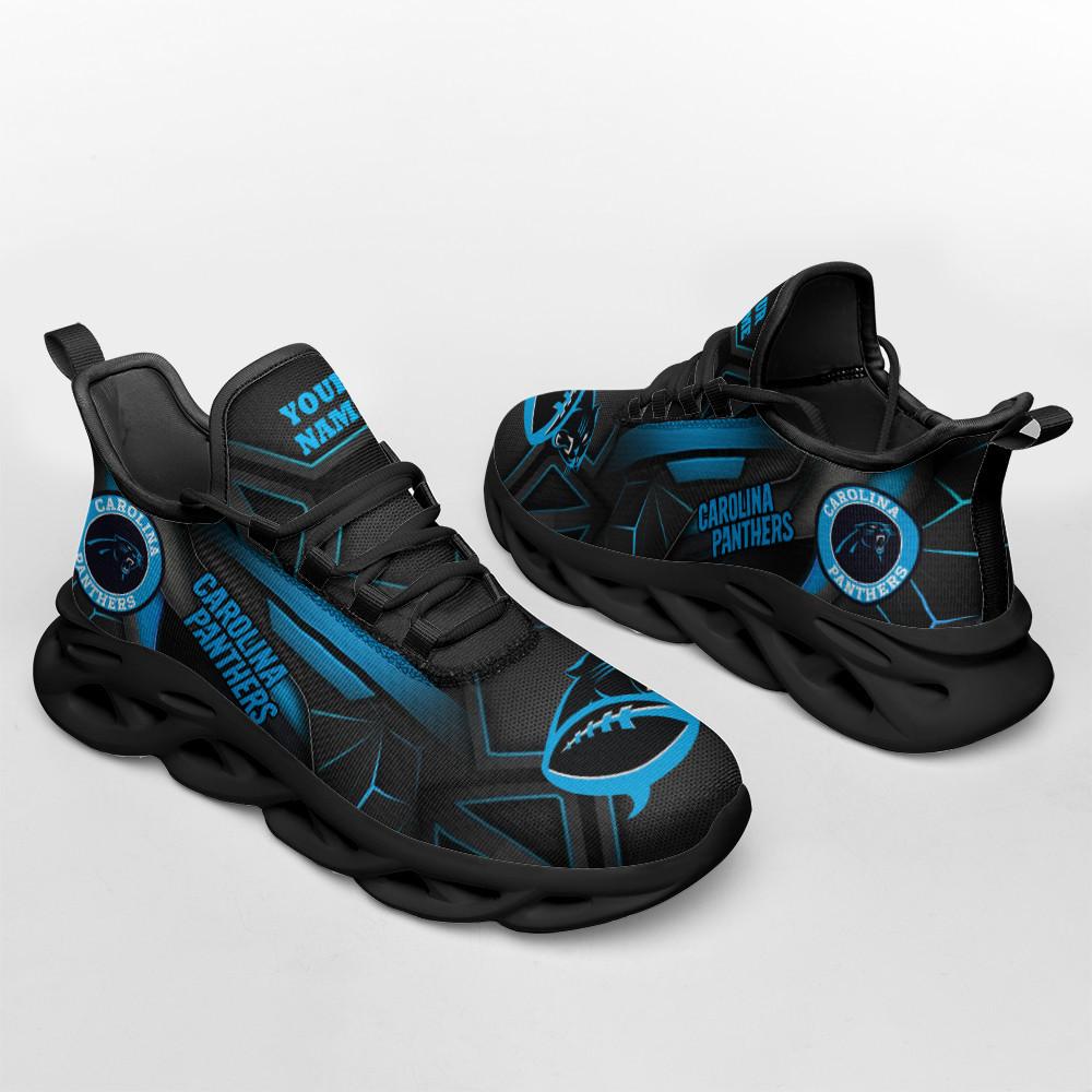 Ideafootwear Carolina Panthers Max Soul Shoes Sneakers For Men And Women 35
