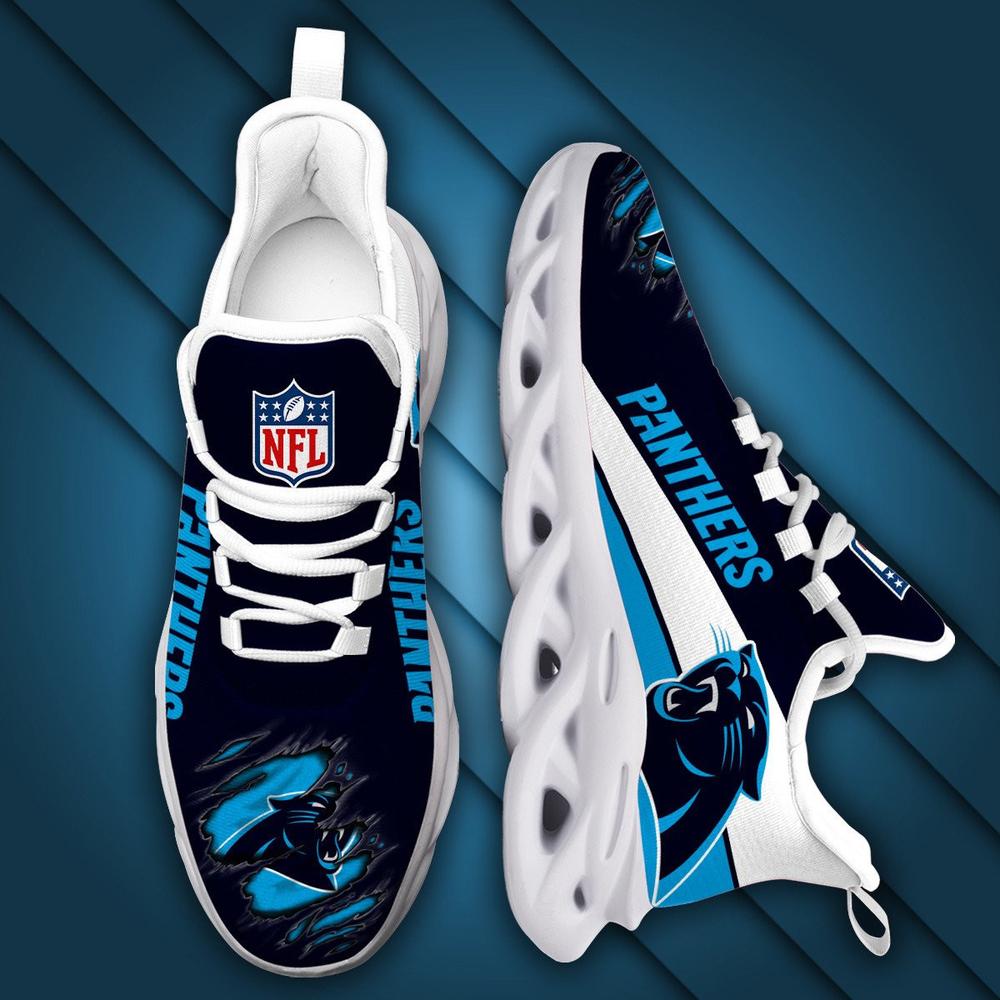 Ideafootwear Carolina Panthers Max Soul Shoes Sneakers For Men And Women 5