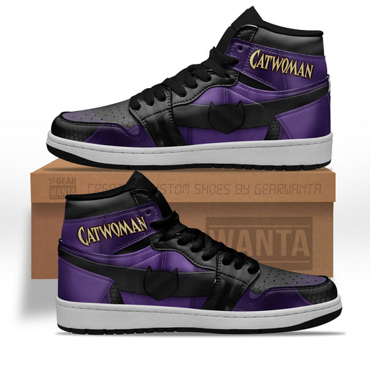 Ideafootwear Catwoman AJ1 High Sneakers Shoes For Men And Women 1