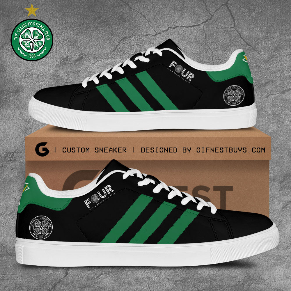 Ideafootwear Celtic FC Skate Stan Shoes Sneakes For Men And Women 2