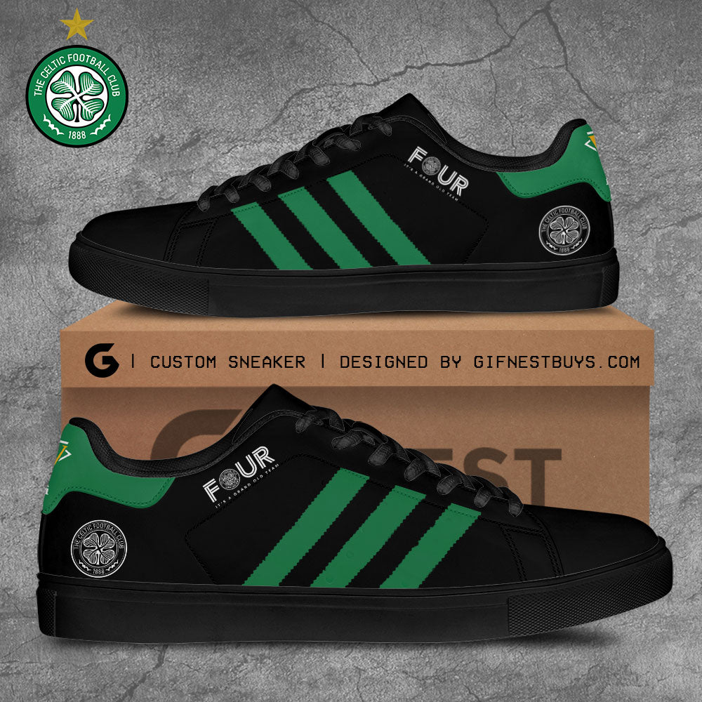 Ideafootwear Celtic FC Skate Stan Shoes Sneakes For Men And Women 2