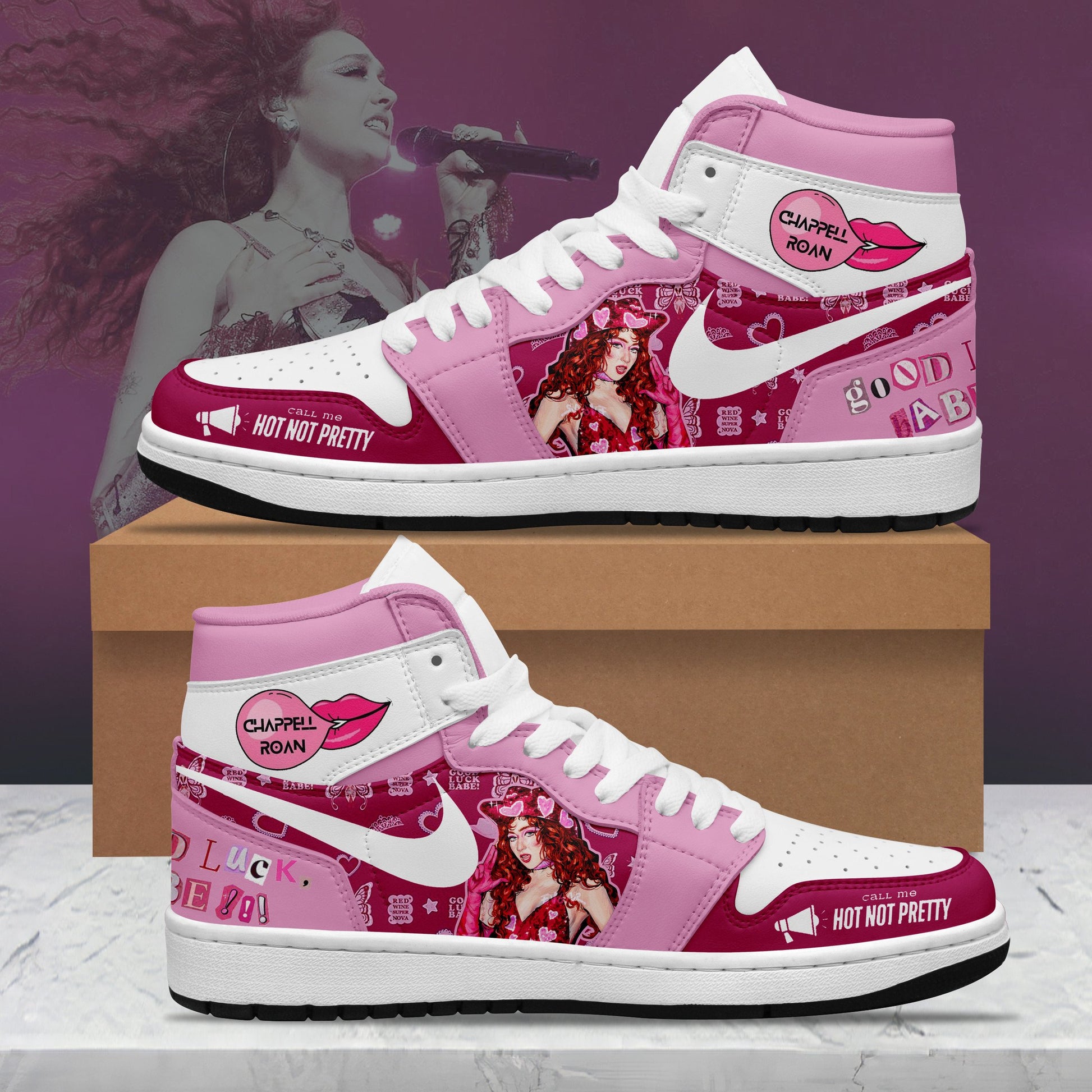 Ideafootwear Chappell Roan AJ1 High Sneakers Shoes For Men And Women 1