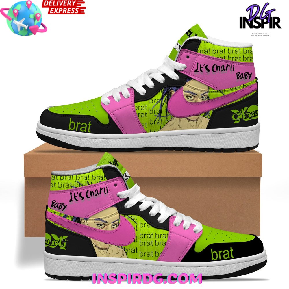Ideafootwear Charli XCX AJ1 High Sneakers Shoes For Men And Women 3