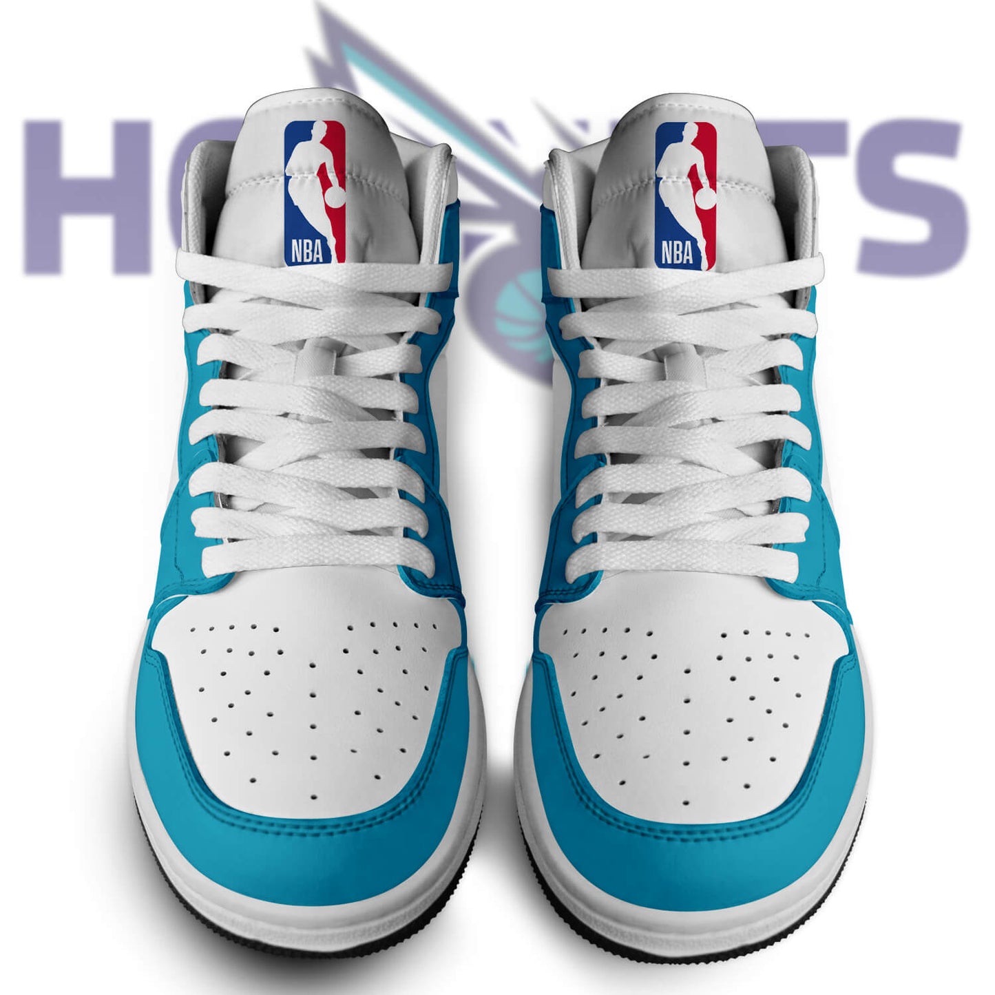 Ideafootwear Charlotte Hornets AJ1 High Sneakers Shoes For Men And Women 1