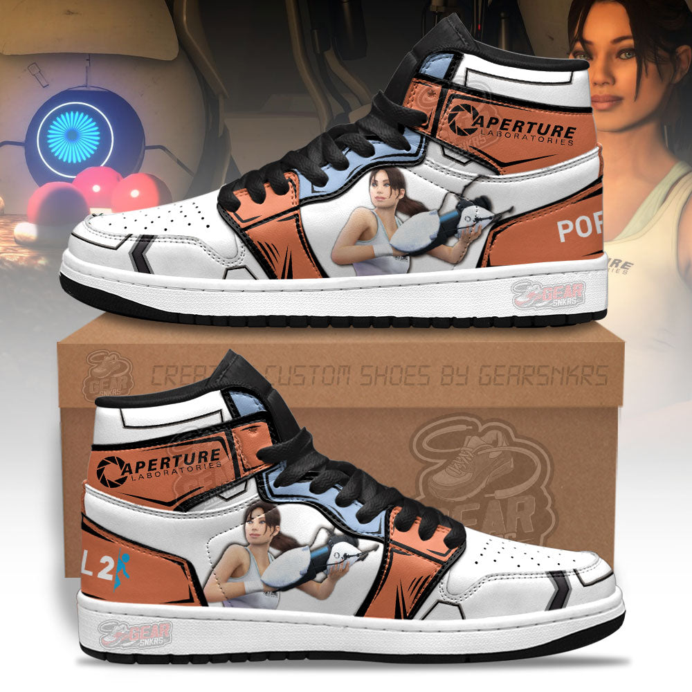 Ideafootwear Chell Portal AJ1 High Sneakers Shoes For Men And Women 1