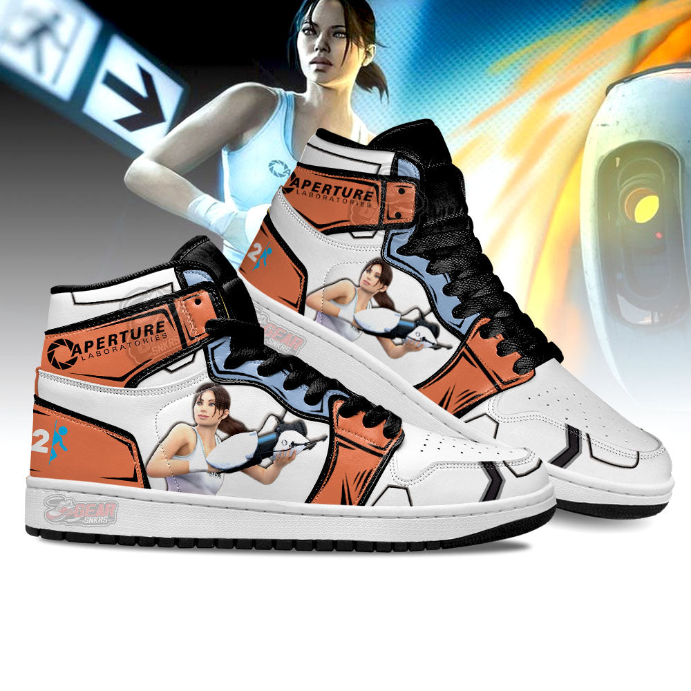 Ideafootwear Chell Portal AJ1 High Sneakers Shoes For Men And Women 1