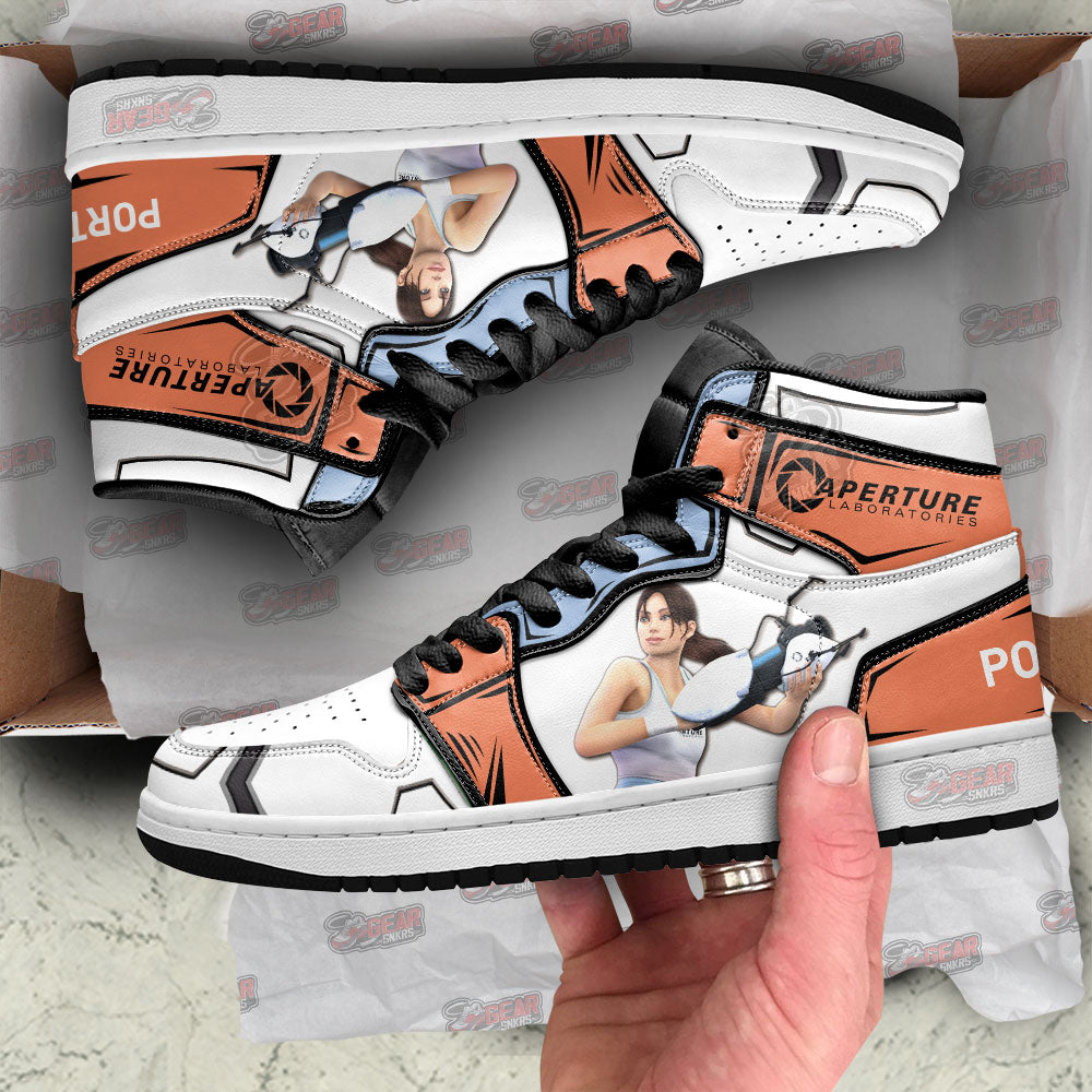 Ideafootwear Chell Portal AJ1 High Sneakers Shoes For Men And Women 1