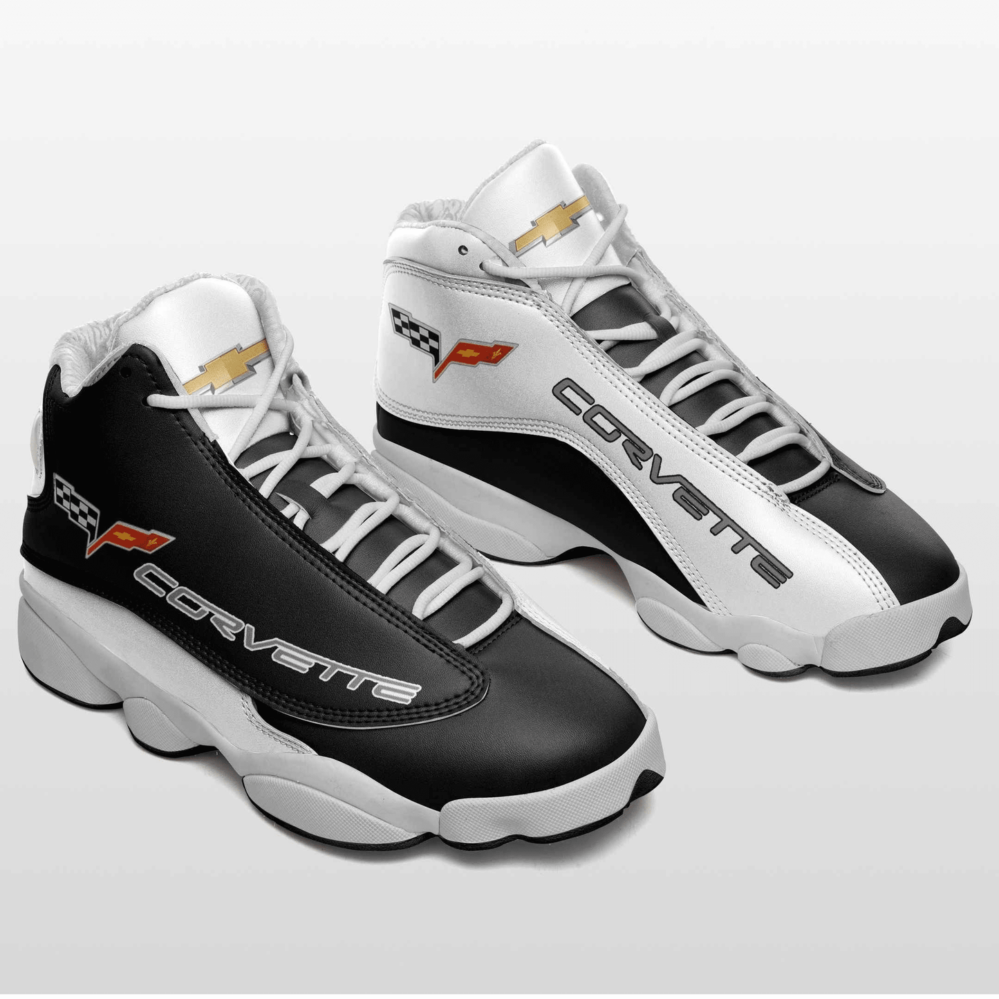 Ideafootwear Chevrolet Corvette AJ13 Sneakers Shoes For Men And Women 2