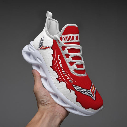 Ideafootwear Chevrolet Corvette Max Soul Shoes Sneakers For Men And Women 9