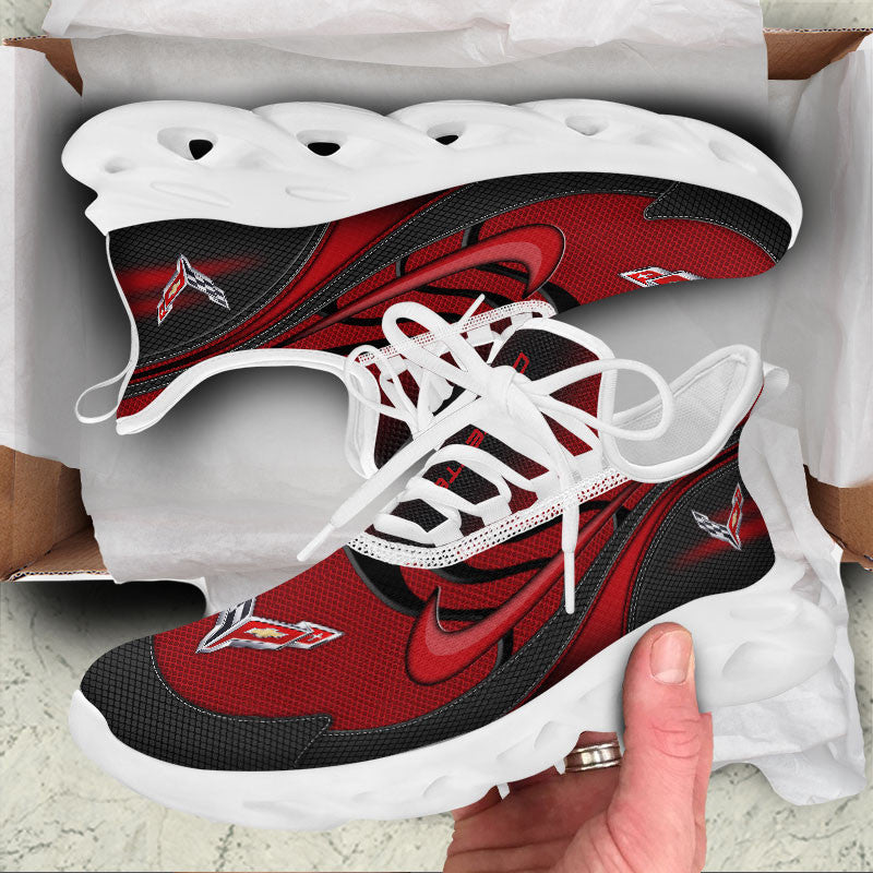 Ideafootwear Chevrolet Corvette Max Soul Shoes Sneakers For Men And Women 10