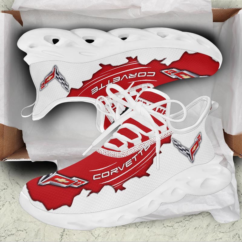 Ideafootwear Chevrolet Corvette Max Soul Shoes Sneakers For Men And Women 9