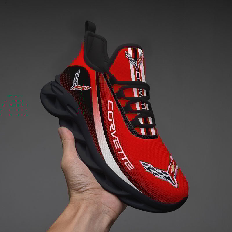 Ideafootwear Chevrolet Corvette Max Soul Shoes Sneakers For Men And Women 7