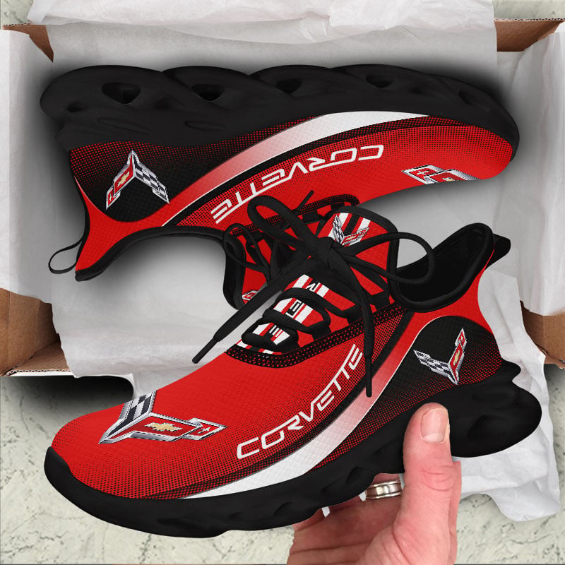 Ideafootwear Chevrolet Corvette Max Soul Shoes Sneakers For Men And Women 7
