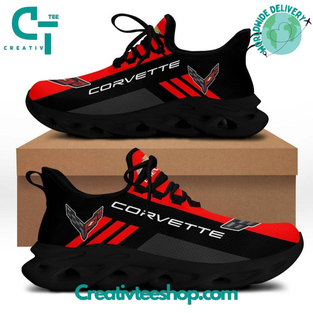 Ideafootwear Chevrolet Corvette Max Soul Shoes Sneakers For Men And Women 6