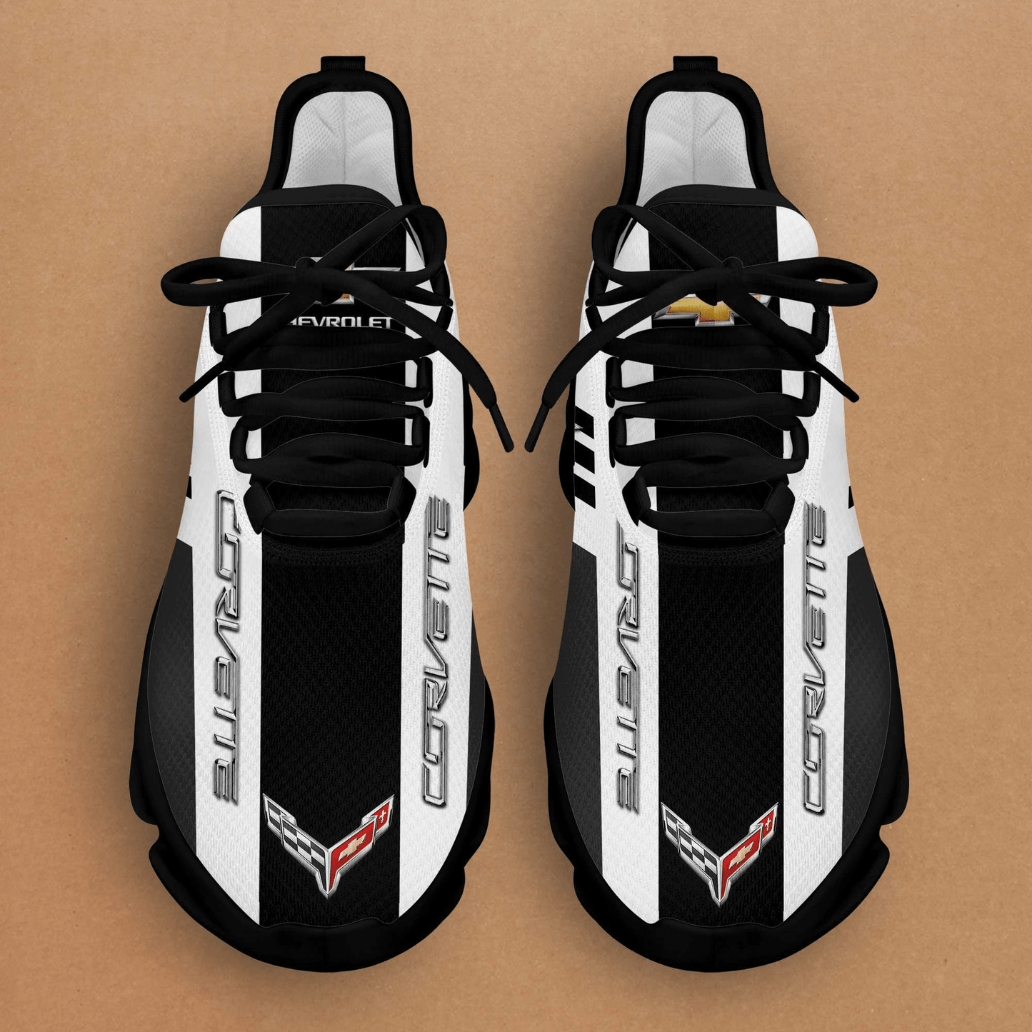 Ideafootwear Chevrolet Corvette Max Soul Shoes Sneakers For Men And Women 3