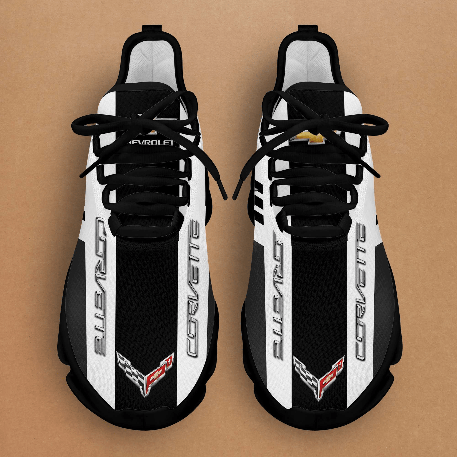 Ideafootwear Chevrolet Corvette Max Soul Shoes Sneakers For Men And Women 3