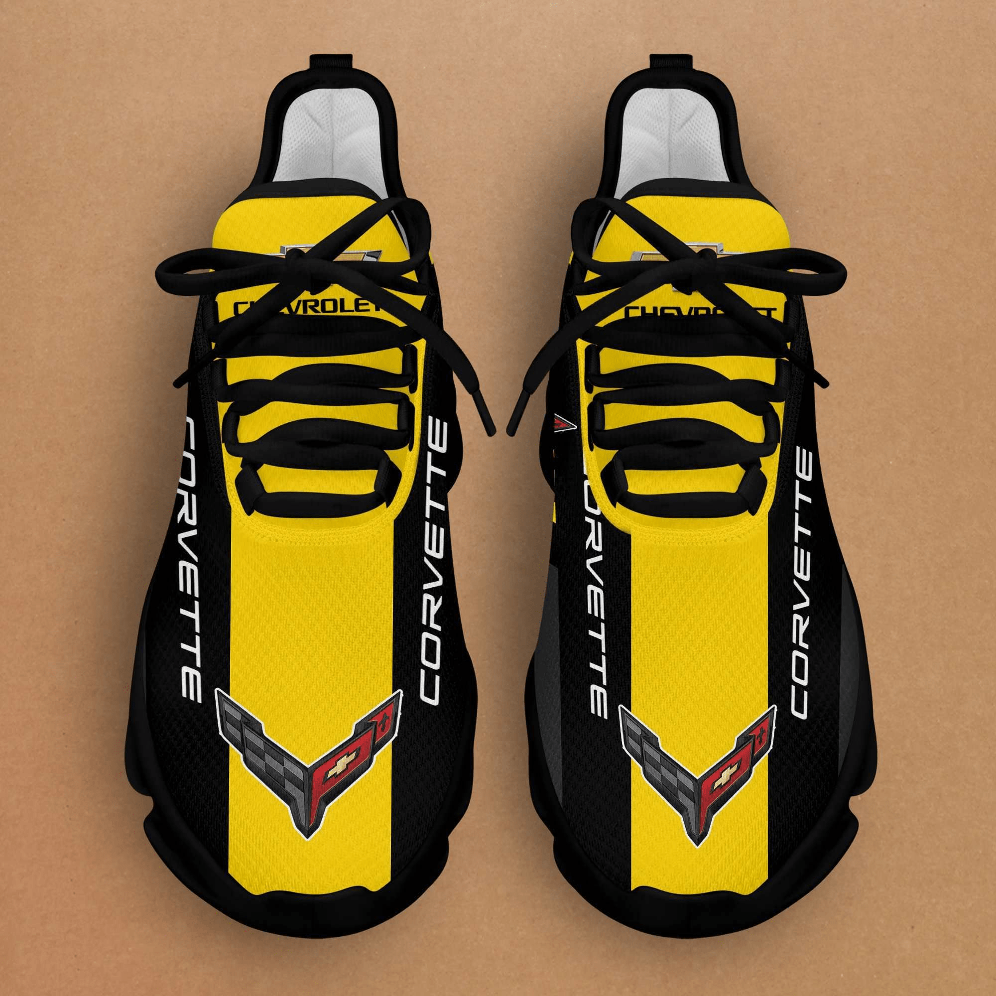 Ideafootwear Chevrolet Corvette Max Soul Shoes Sneakers For Men And Women 2