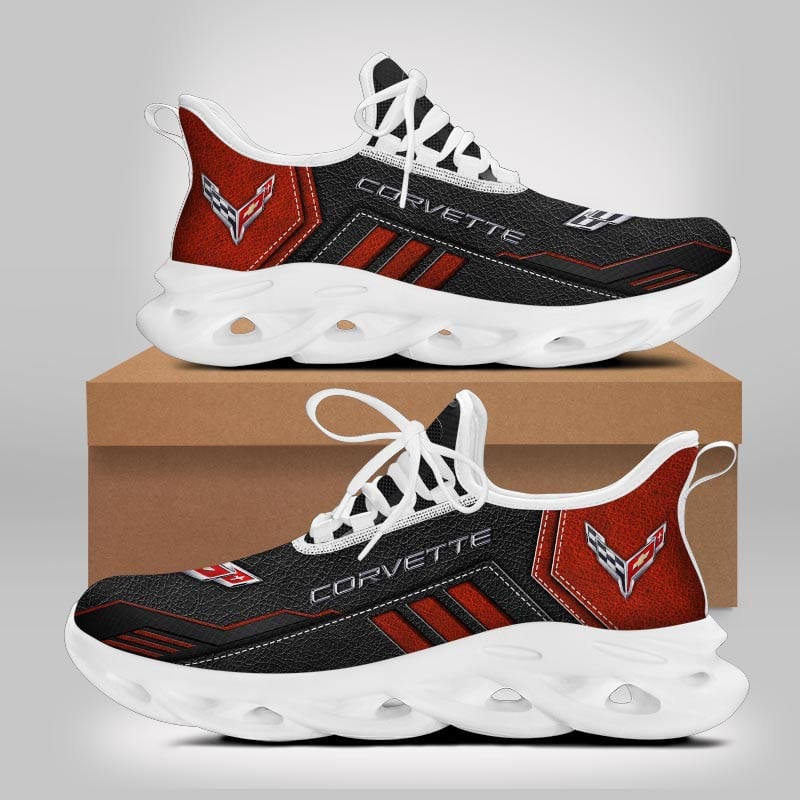 Ideafootwear Chevrolet Corvette Max Soul Shoes Sneakers For Men And Women 8