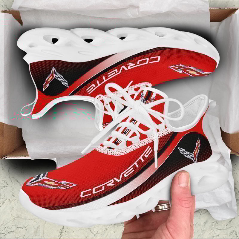 Ideafootwear Chevrolet Corvette Max Soul Shoes Sneakers For Men And Women 7