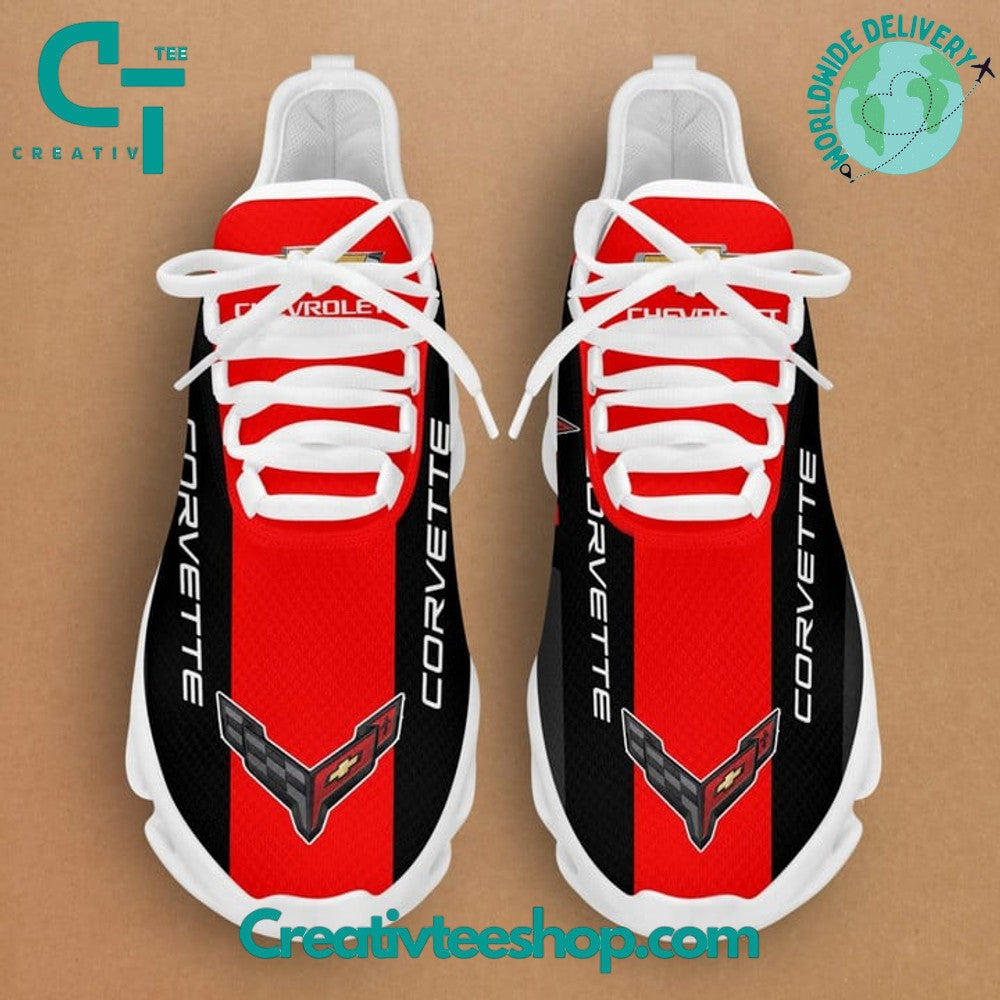 Ideafootwear Chevrolet Corvette Max Soul Shoes Sneakers For Men And Women 6