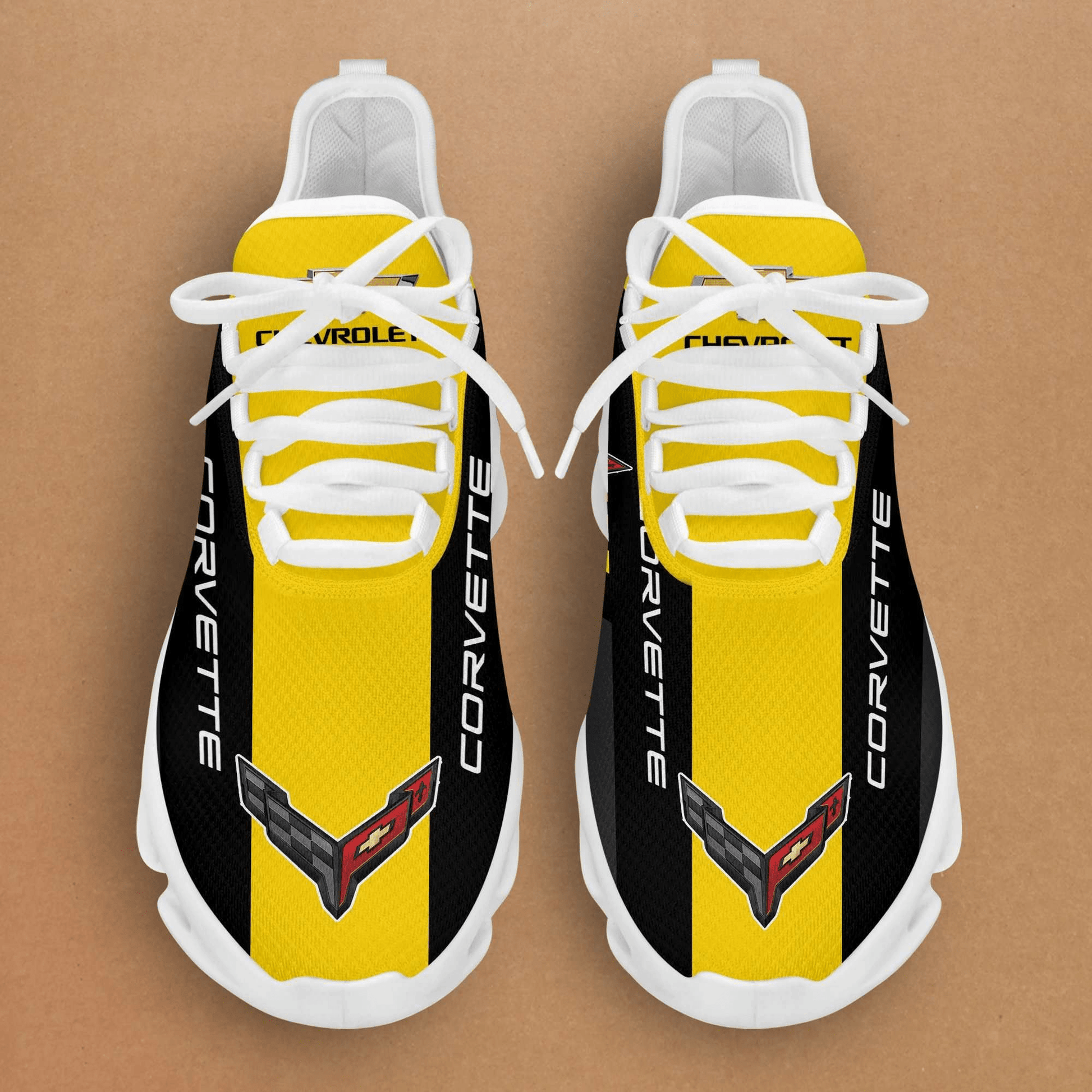 Ideafootwear Chevrolet Corvette Max Soul Shoes Sneakers For Men And Women 2