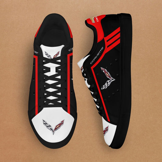 Ideafootwear Chevrolet Corvette Skate Stan Shoes Sneakes For Men And Women 7