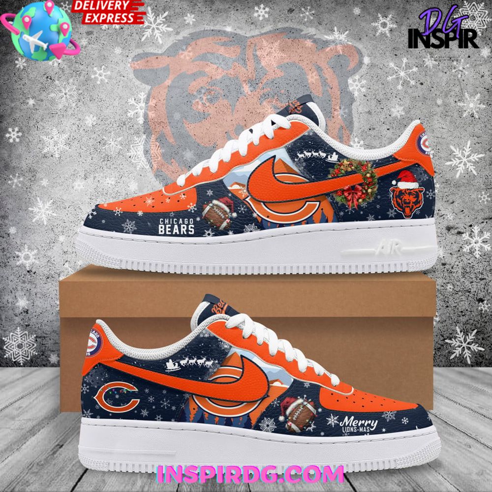 Ideafootwear Chicago Bears Air Low-Top Sneakers Shoes For Men And Women 7