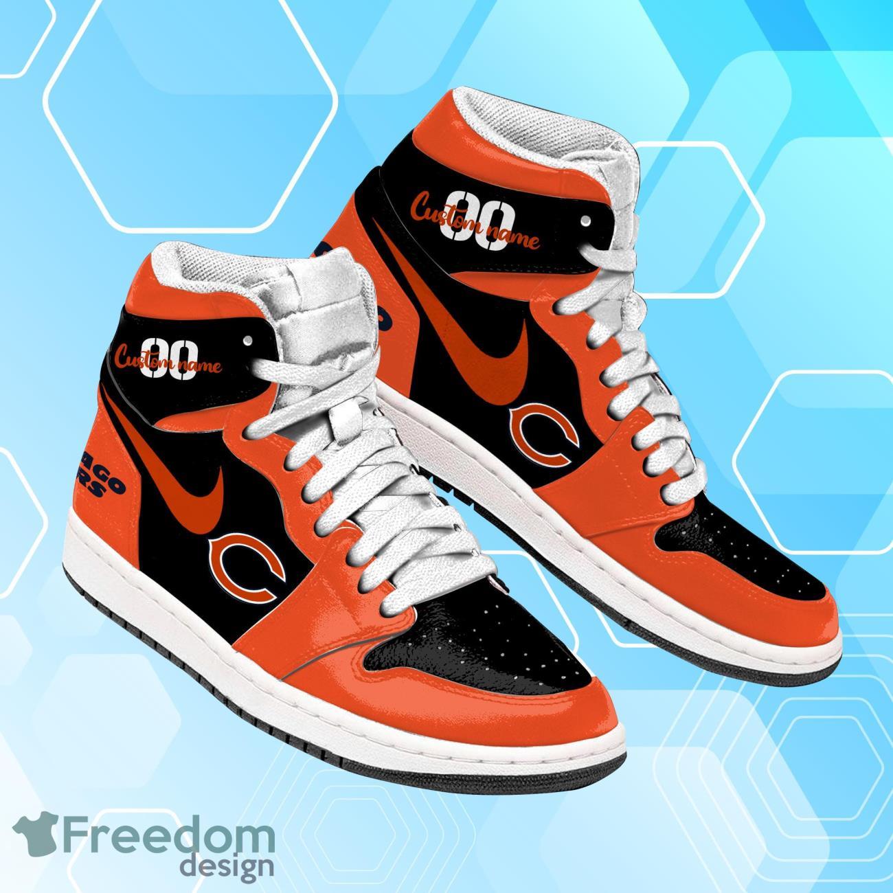 Ideafootwear Chicago Bears AJ1 High Sneakers Shoes For Men And Women 1