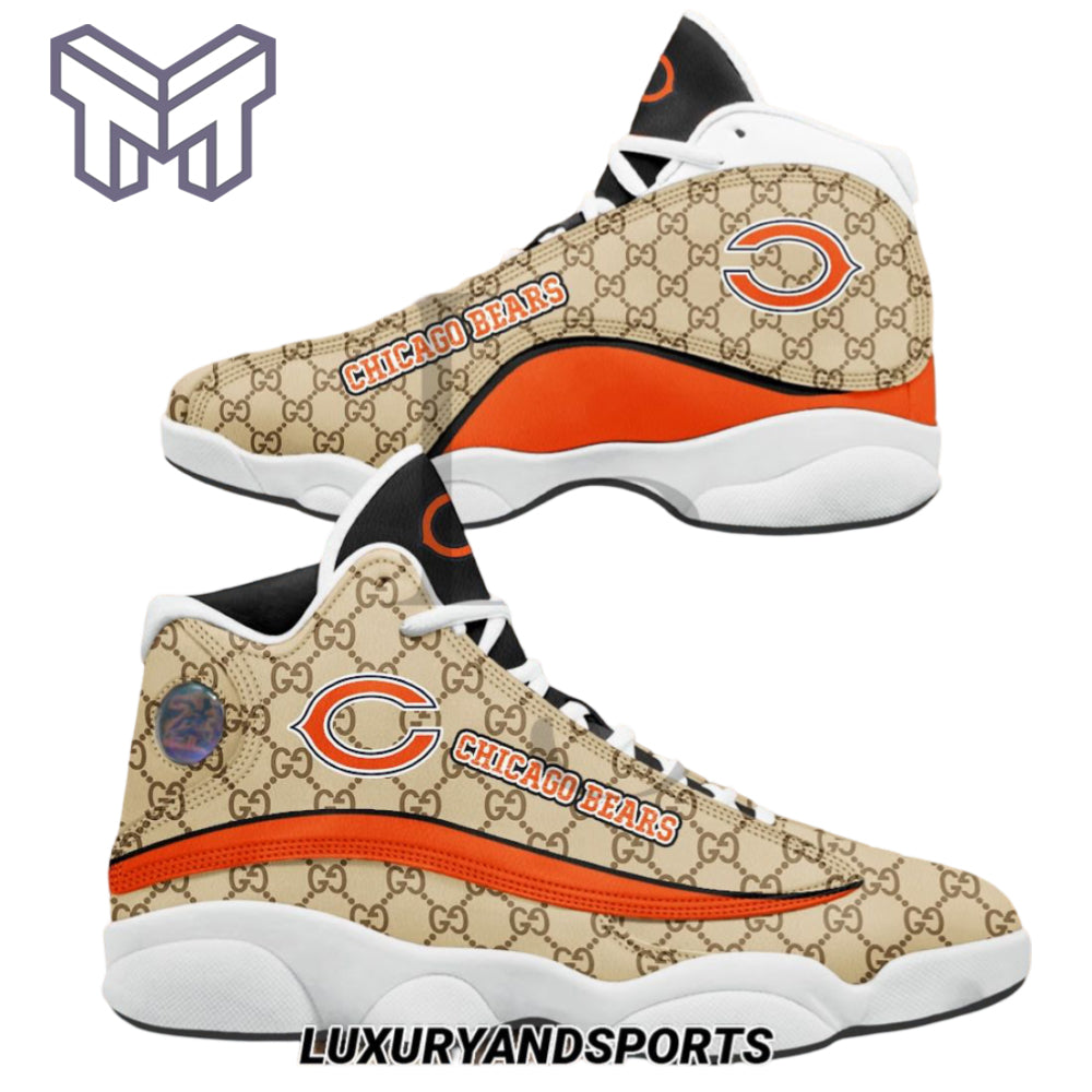 Ideafootwear Chicago Bears AJ13 Sneakers Shoes For Men And Women 7